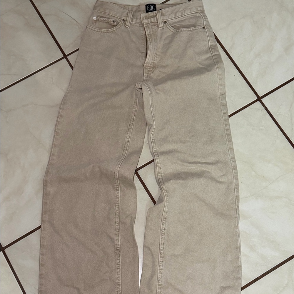 Urban Outfitters BDG Cream High-Rise Jeans